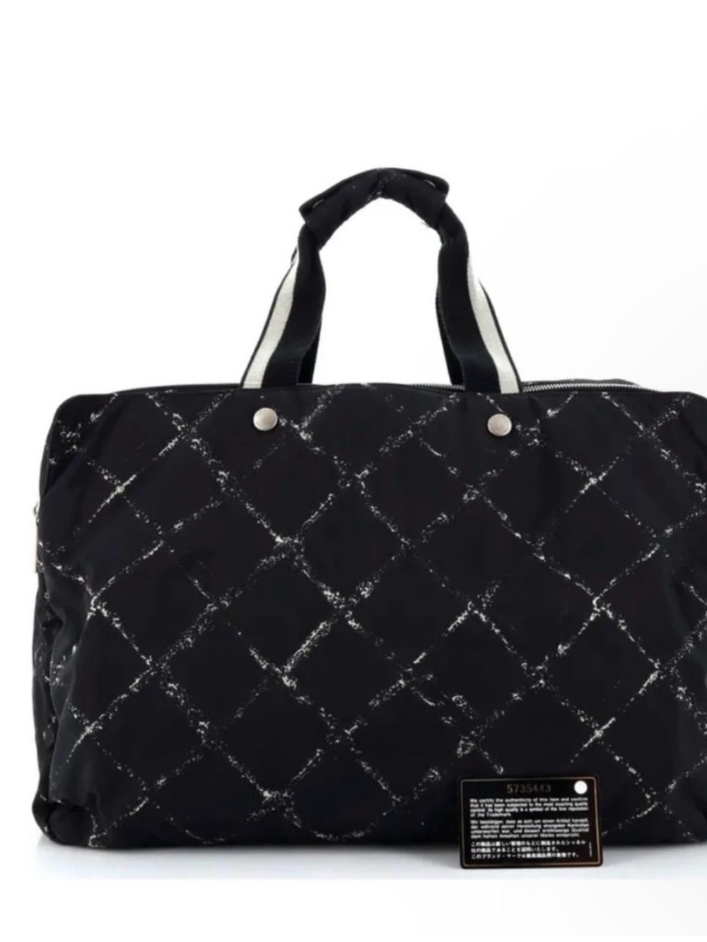 Chanel Travel Line Boston Weekender Bag